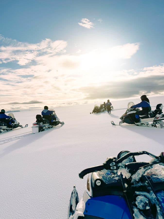Húsafell: Snowmobiling on Langjökull Glacier - West Iceland image 2