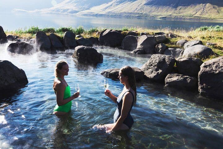 Mosfellsbær: Hvammsvík Hot Springs Admission in Whalefjord, West Iceland image 2