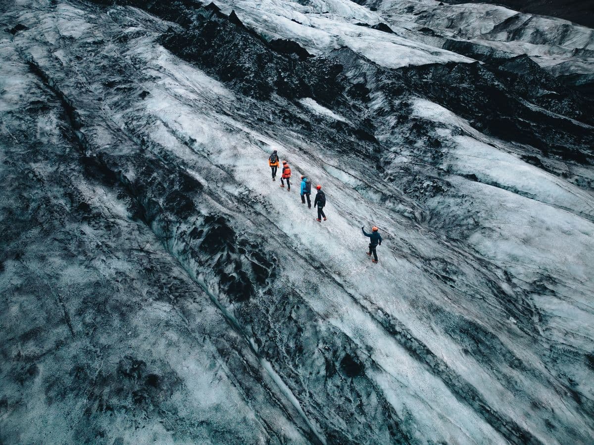 Vík: Private Glacier Hike & Ice Cave Tour at Sólheimajökull image 2