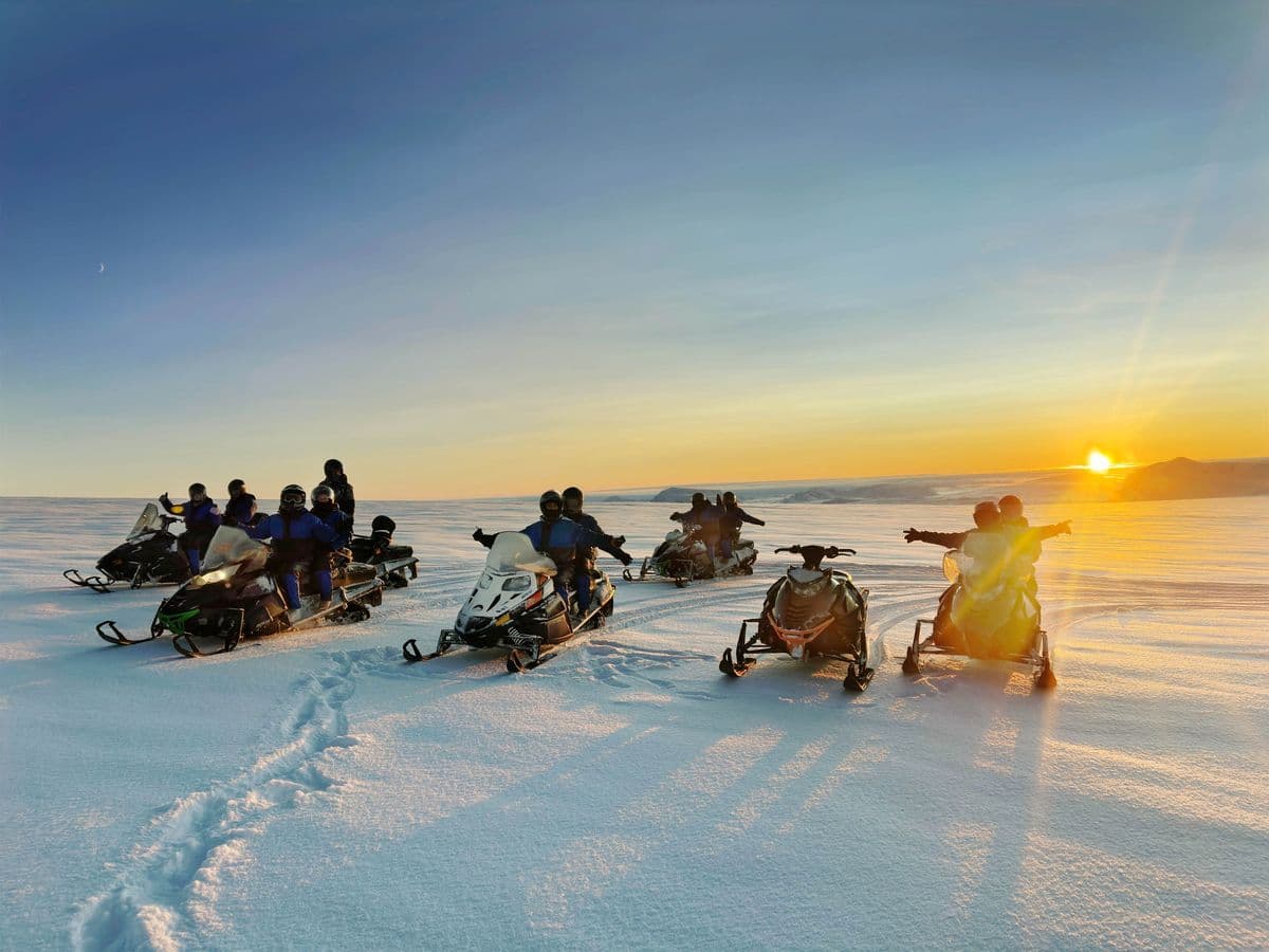 Húsafell: Snowmobiling on Langjökull Glacier - West Iceland image 3