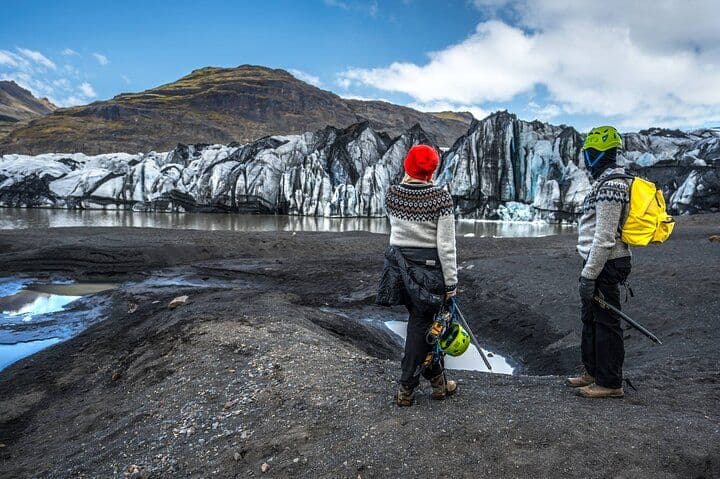 Reykjavík: Glacier Hike, South Coast Waterfalls & Black Sand Beach image 2