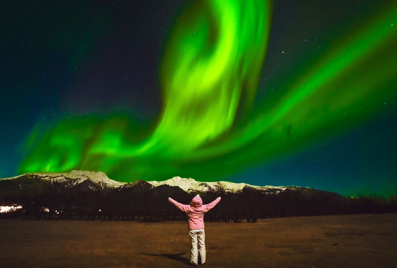 Reykjavík: Northern Lights Bus Tour with Hot Chocolate & Icelandic Surprise image 2