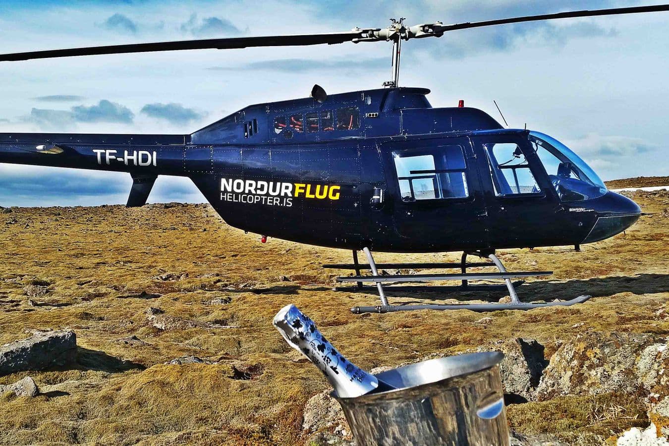 Reykjavík Heli-Happy Hour: Helicopter Flight & Mountain Bubbly image 2