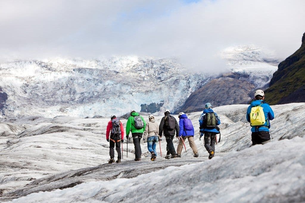 Kirkjubæjarklaustur: Falljökull Glacier Hike with Crampons in Skaftafell image 1