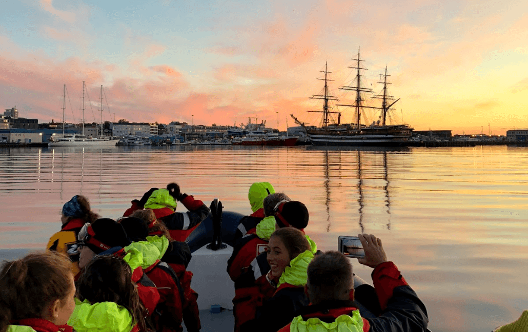 Midnight Sun RIB Whale Watching Small-Group Tour, Reykjavík image 1